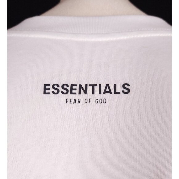 Fear of God ESSENTIALS Crewneck T-Shirt Size XXL Mens White - Picture 5 of 12
